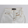 Jeans slim fit in misto cotone bianco - W26