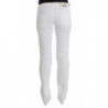 Jeans bootcut in denim slim fit in cotone bianco - W26
