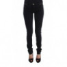 Jeans slim fit in denim di cotone nero - W26