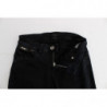 Jeans slim fit in denim di cotone nero - W26