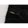 Jeans slim fit in denim di cotone nero - W26