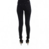 Jeans slim fit in denim di cotone nero - W26