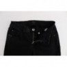 Jeans slim fit in denim di cotone nero - W26