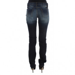 Jeans bootcut slim fit in cotone blu - W26