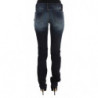 Jeans bootcut slim fit in cotone blu - W26