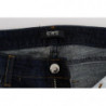 Jeans bootcut slim fit in cotone blu - W26