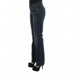 Jeans bootcut in misto cotone blu - W26