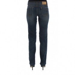 Jeans bootcut in misto cotone blu - W26