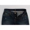 Jeans bootcut in misto cotone blu - W26