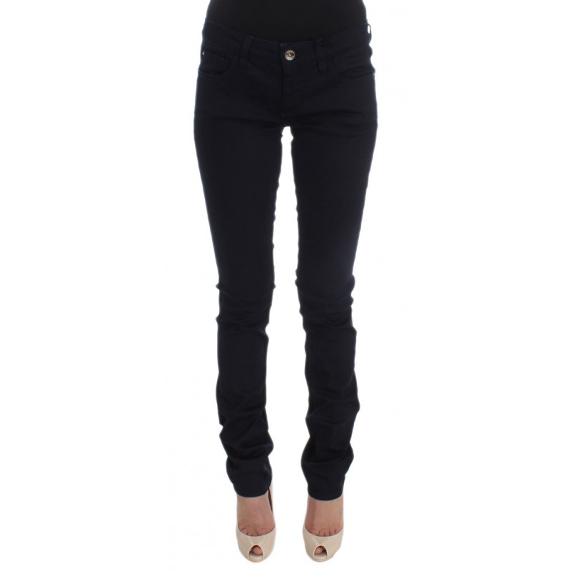 Jeans slim fit in misto cotone blu - W26