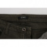 Jeans slim fit in misto cotone verde - W26
