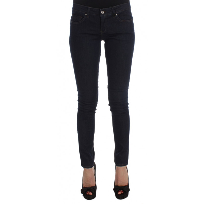 Jeans slim fit in misto cotone blu - W26