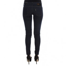 Jeans slim fit in misto cotone blu - W26