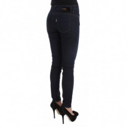 Jeans slim fit in misto cotone blu - W26