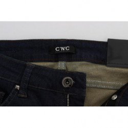 Jeans slim fit in misto cotone blu - W26