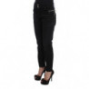 Jeans slim fit slouchy in cotone nero - W26