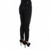 Jeans slim fit slouchy in cotone nero - W26