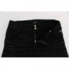 Jeans slim fit slouchy in cotone nero - W26