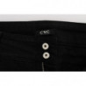 Jeans slim fit slouchy in cotone nero - W26