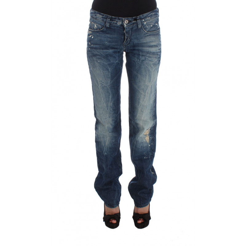 Jeans in denim vestibilità regolare in cotone blu - W26