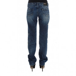 Jeans in denim vestibilità regolare in cotone blu - W26