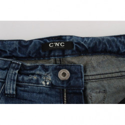 Jeans in denim vestibilità regolare in cotone blu - W26