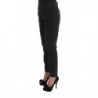 Jeans in denim corto Capri in cotone nero - W28