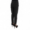Jeans in denim corto Capri in cotone nero - W28