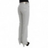Jeans bootcut slim fit in cotone grigio - W26