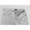 Jeans bootcut slim fit in cotone grigio - W26
