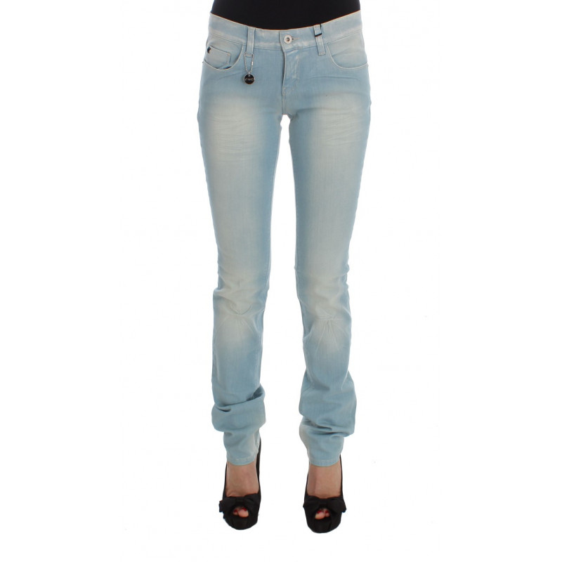Jeans super slim fit in misto cotone blu - W26