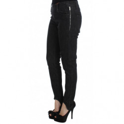 Jeans slim fit in denim di cotone blu - IT44-L