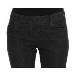 Jeans slim fit in denim di cotone blu - IT44-L