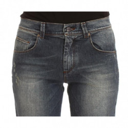 Jeans slim fit in misto cotone lavaggio blu - W26