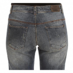 Jeans slim fit in misto cotone lavaggio blu - W26