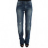 Jeans slim fit in misto cotone lavaggio blu - W28