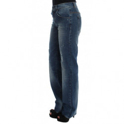 Jeans slim fit in misto cotone lavaggio blu - W28