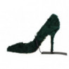 Décolleté in pelle di pelliccia di agnello verde Xiangao - EU40/US9.5