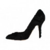 Décolleté in pelle di pelliccia di agnello Xiangao nera - EU40/US9.5
