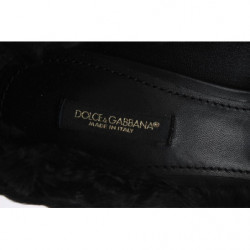 Décolleté in pelle di pelliccia di agnello Xiangao nera - EU40/US9.5