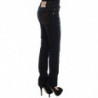Jeans slim fit in cotone lavato blu - W26