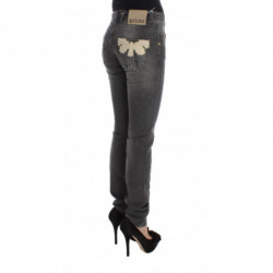 Jeans elasticizzati slim fit in misto cotone lavaggio grigio - W26