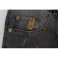 Jeans elasticizzati slim fit in misto cotone lavaggio grigio - W26