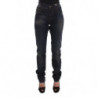 Jeans Boyfriend Fit in misto cotone lavato blu - W26