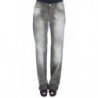 Jeans Boyfriend vestibilità ampia in misto cotone grigio - W26