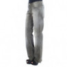 Jeans Boyfriend vestibilità ampia in misto cotone grigio - W26