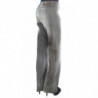 Jeans Boyfriend vestibilità ampia in misto cotone grigio - W26