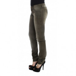 Jeans slim fit in misto cotone lavaggio grigio - W26