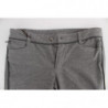 Pantaloni casual dal taglio dritto in cotone grigio - IT46-XL