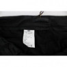 Pantaloni slim fit in velluto misto viscosa nera - IT46-XL